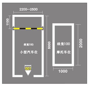 蘇州物業(yè)地下車庫劃線方案，地下車庫停車位劃線怎么施工？